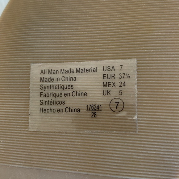 Rasolli Rose gold Sandals Elegant Criss-Cross Design - Picture 6 of 6